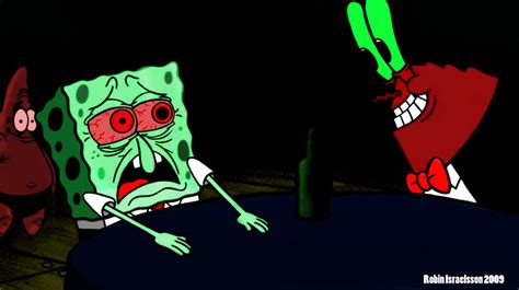 Spongebob Drunk By Rubbe On Deviantart