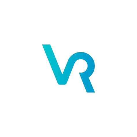 Premium Vector Vr Letter Logo Design With Creative Modern Trendy