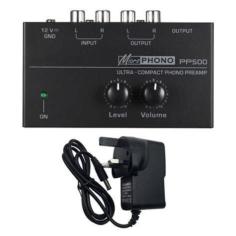 Pp500 Phono Preamp Preamplifier Rca Input Trs Outp Grandado