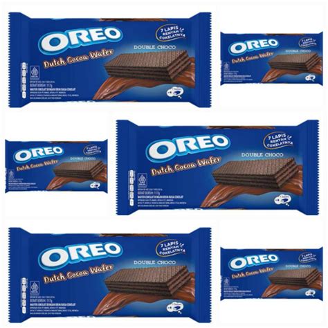 Jual Oreo Dutch Cocoa Wafer Double Choco Wafer Cokelat Dengan Krim Rasa