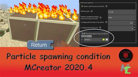 Particle Spawning Condition MCreator 2020 4 YouTube