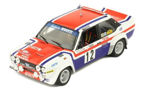 Fiat Abarth M Mouton F Conconi Rallye Monte Carlo