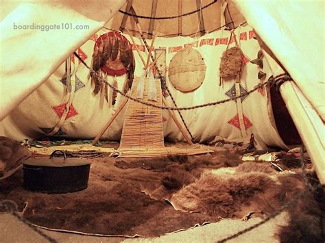 Tipi Of The Plains Indians Inside View