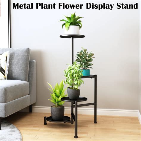 Soporte Para Plantas De Metal Para Interiores Y Exteriores Niveles