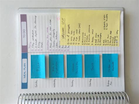 Minimalistic Planning How To Plan Your Week Using A Blank Notes Page