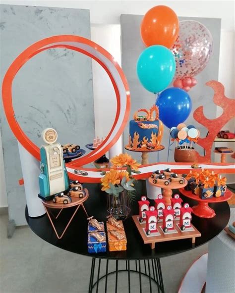 Festa Hot Wheels decorações incríveis para uma festa radical Anniversaire Fete