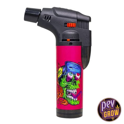 Achetez Le Briquets Chalumeau Torche Ajustable Crazy Skull Turbo Chez