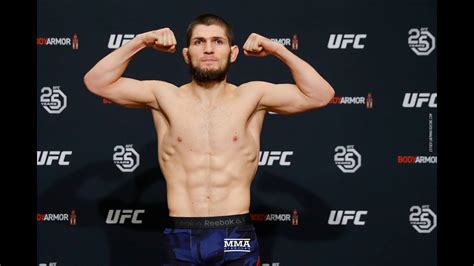 Ufc Weigh Ins Khabib Nurmagomedov Makes Weight Mma Fighting