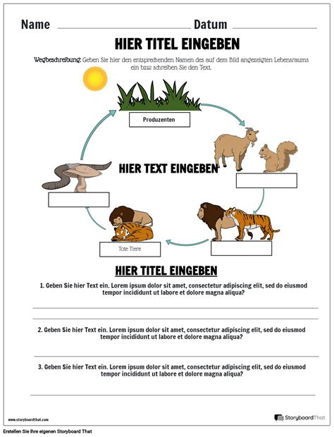 Ökosystem Arbeitsblätter für Kinder Kostenlose Druckbare Vorlagen