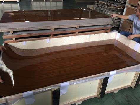White Hpl Laminate Sheet Glossy Hpl / Matt High Pressure Laminate ...