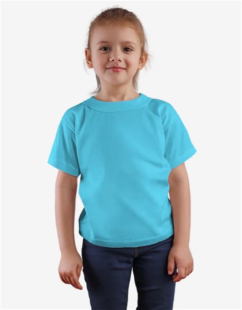 Buy Kids Sky Blue T Shirt For Boys And Girls Online In India