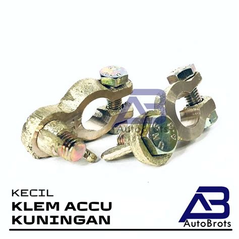 Jual Kepala Klem Accu Kuningan Kecil Mobil Bensin Aki Mobil Harga Set