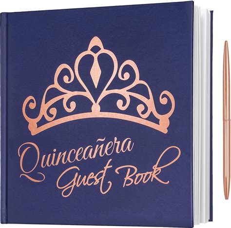 Calculs Libro De Firmas para Quinceañera Livro de Visitas de 15º