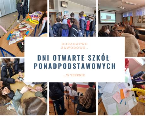 Dni Otwarte W Szko Ach Ponadpodstawowych Publiczna Szko A Podstawowa