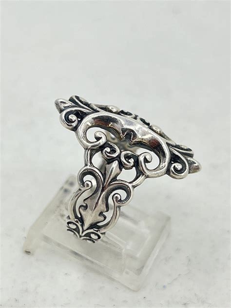 Carolyn Pollack Relios Sterling Silver Scroll Filigre Gem