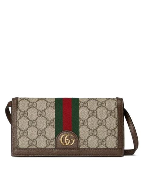 Gucci Ophidia Gg Mini Bag In Brown Lyst