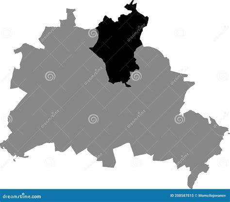 Pankow, Berlin, Deutschland High Detail Vector Map | CartoonDealer.com ...