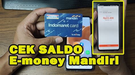 Cara Cek Saldo E Money Mandiri Menggunakan Nfc Dari Android Youtube