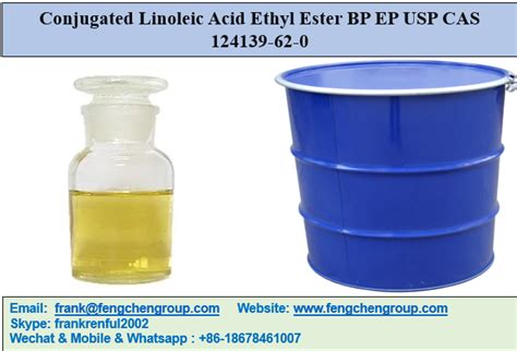 Конъюгированный этиловый эфир линолевой кислоты BP EP USP CAS 124139-62 ...