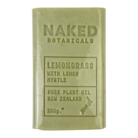 Naked Botanicals Lemongrass Lemon Myrtle Soap