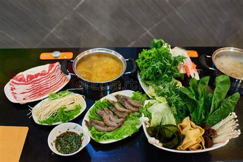 Chinese Hot Pot Restaurant Beijing China Stock Photo Image Of Shrimps Asia