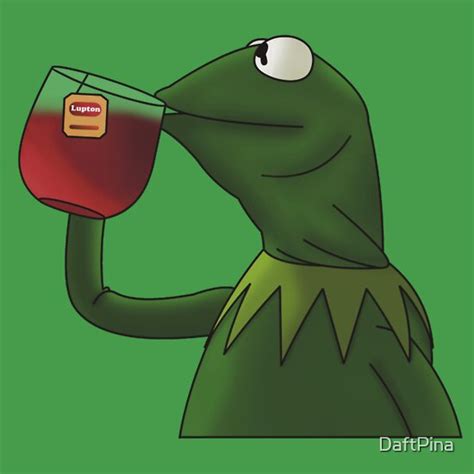 Kermit Drinking Tea: T-Shirts | Redbubble