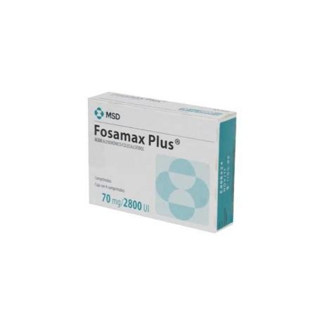 Fosamax Plus 4 Comprimidos 70mg 2800ui