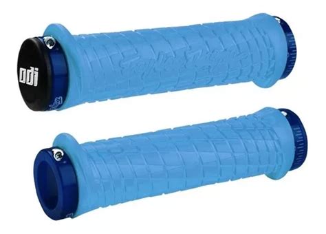 Pu Os Odi Troy Lee Designs Lock On System Grips Mtb Bmx Bici Color Azul