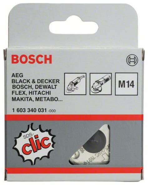 Écrou de serrage BOSCH SDS clic M14 pour meuleuse 1603340031 Gamm