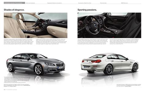 2013 Bmw 6 Series Gran Coupe Brochure