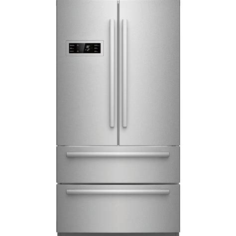 Shop Bosch 800 Series 20.7-cu ft Counter-Depth French Door Refrigerator with Single Ice Maker ...