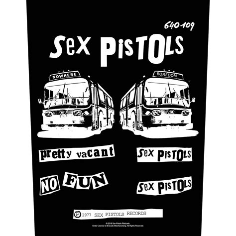 Sex Pistols Pretty Vacant Back Patch 444268 Rockabilia Merch Store