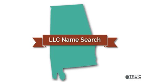 Alabama Llc Name Search Check Name Availability Truic