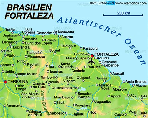 Fortaleza Map - ToursMaps.com