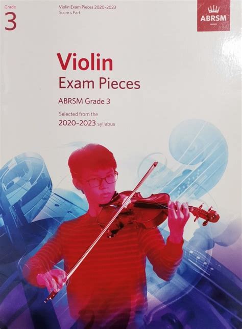 Violin Exam Pieces ABRSM Grade 3 2020 2023 Score Parr Hobbies