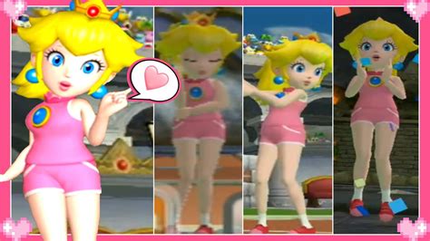 Mario Superstar Baseball All Peach Dialogue And Animations Youtube