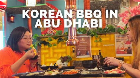 Korean Barbecue In Abu Dhabi Mukbang Shows Korean Restaurant Abu