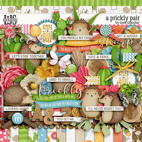 prickly pair digital art