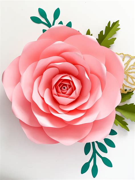 Pdf Petal 173 Paper Flowers Template Printable For Trace And Cut