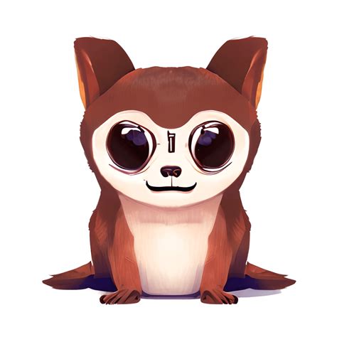 Cute Slow Loris In A Cute Tshirt Digital Art · Creative Fabrica