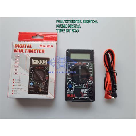 Jual Multitester Digital Merk MASDA DT830 Original Jakarta Pusat Mr