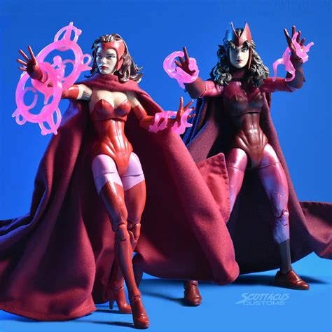 Red Witch Cape Scottacus Customs Action Figure Tailor