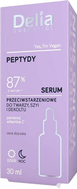 Сыворотка для лица Delia Cosmetics Против морщин с пептидами 30 мл ...