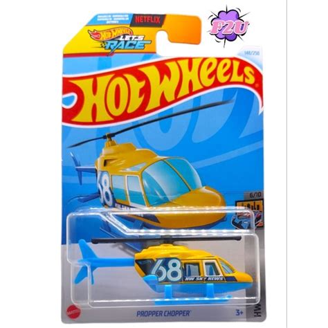 Hot Wheels Propper Chopper Case H J Shopee Malaysia