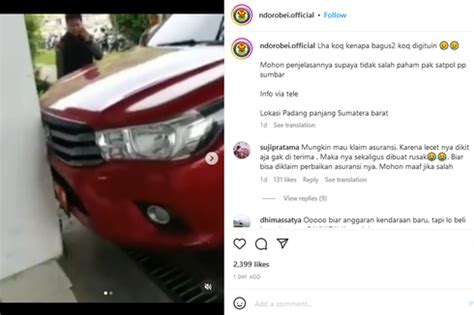 Berita Harian Kasatpol Pp Padang Panjang Rusak Mobil Dinas Terbaru Hari