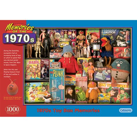 Gibsons Memories Of The 1970 S Toy Box Memories 1000 Piece Puzzle Jigsaw Puzzles From Crafty