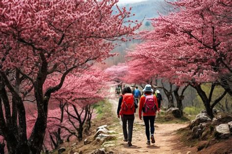 Premium Photo Spring Hiking In The National Park