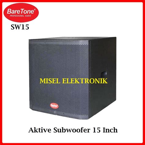 Jual Subwoofer Aktif 15 Inch BareTone SW15 Original Shopee Indonesia