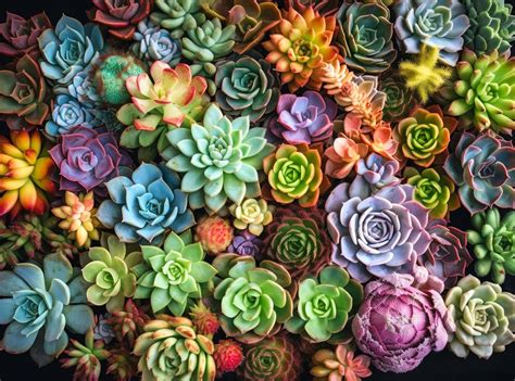 Succulent Symphony Best Piece Jigsaw Puzzle For Adults Premium