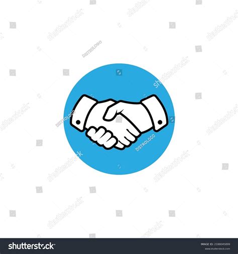 Handshake Partnership Logo Design Template Best Stock Vector (Royalty ...